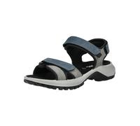 Sandale IMAC "Imac Sandalen Leder", Damen, Gr. 39, blau (blau, grau), Leder, Schuhe Sandale (68010804-39) blau, grau