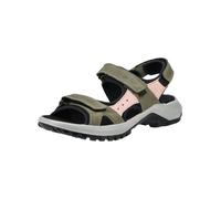 Sandale IMAC "Imac Sandalen Leder", Damen, Gr. 40, military, Leder, Schuhe Sandale (18501302-40) military
