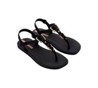 Sandale IPANEMA "IPANEMA CLASS URBANE SANDAL FEM", Damen, Gr. 39, schwarz, schwarz, gold, Synthetik, Schuhe Sandale, für Alltag, mit Gummilaufsohle, sportlicher Stil, ohne Verschluss (23415535-39) sch