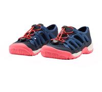 Sandale JACK WOLFSKIN "LEVENTE SANDAL K", Mädchen, Gr. 33, blau (night blau), Synthetik, Textil, Schuhe Sandale (53470857-33) night blau