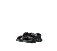 Sandale JACK WOLFSKIN "TARACO BEACH SANDAL K", Kinder, Gr. 38, schwarz, Synthetik, Schuhe Sandale, mit Klettverschluss (96654614-38) schwarz