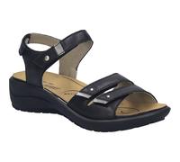 Sandale JOSEF SEIBEL "Annecy 02, schwarz", Damen, Gr. 38, schwarz, Obermaterial: 100% Rindsleder Leather cow., Schuhe Sandale (65722233-38) schwarz