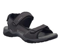 Sandale JOSEF SEIBEL "Arlo 02, granit", Herren, Gr. 40, grau (granit), Obermaterial: 100% Rindsleder Leather cow., Schuhe Sandale (57477021-40) granit