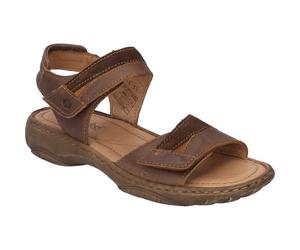 Sandale JOSEF SEIBEL "Debra 19, braun", Damen, Gr. 38, braun (castagne, kombi), Obermaterial: 100% Rindsleder Leather cow., Schuhe Sandale (78465526-38) castagne, kombi