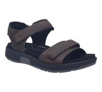 Sandale JOSEF SEIBEL "Emeric 10, espresso-kombi", Damen, Gr. 40, braun (espresso, kombi), Obermaterial: 80% Rindsleder Leather cow. 20% Textilmaterial TEXMAT., Schuhe Sandale (97813720-40) espresso, k