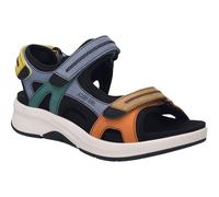 Josef Seibel Damen Sandaletten Estelle 02,Weite G (Normal),Wechselfußbett,Klettverschluss,t-spange,Sommerschuhe,Multicolor,38 EU