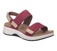 Sandale JOSEF SEIBEL "Estelle 04, pink-kombi", Damen, Gr. 41, pink (pink, kombi), Obermaterial: 100% Rindsleder Leather cow., Schuhe Sandale (87271464-41) pink, kombi