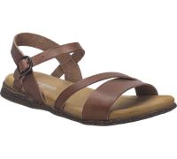 Sandale JOSEF SEIBEL "Fabricia 02", Damen, Gr. 38, cognac, Leder, Schuhe Sandale, Sommerschuh, Riemchensandale in zeitlosem Design, G-Weite (58188626-38) cognac