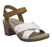 Sandale JOSEF SEIBEL "Grace 01, offwhite-kombi", Damen, Gr. 40, weiß (sanftes weiß, kombi), Obermaterial: 100% Rindsleder Leather cow., Schuhe Sandale (49099469-40) sanftes weiß, kombi
