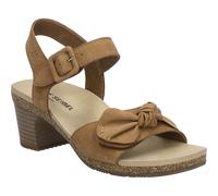 Josef Seibel Damen Sandaletten Grace 11, Frauen Sandalen,Weite G (Normal),Riemchensandalen,elegant,Leichter Absatz,nuss,37 EU