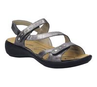 Sandale JOSEF SEIBEL "Ibiza 70, anthrazit", Damen, Gr. 43, grau (anthrazit), Obermaterial: 100% Rindsleder Leather cow., Schuhe Sandale (79860361-43) anthrazit