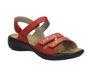 Sandale JOSEF SEIBEL "Ibiza 86, rot", Damen, Gr. 37, rot, Obermaterial: 100% Rindsleder Leather cow., Schuhe Sandale (68905943-37) rot