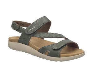 Sandale JOSEF SEIBEL "Juliet 01, khaki", Damen, Gr. 40, grün (khaki), Obermaterial: 100% Rindsleder Leather cow., Schuhe Sandale (22006350-40) khaki