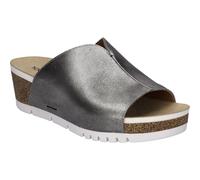 Sandale JOSEF SEIBEL "Quinn 01, platin", Damen, Gr. 41, grau (platin), Obermaterial: 100% Rindsleder Leather cow., Schuhe Sandale (37419638-41) platin