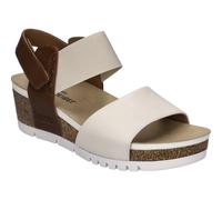 Sandale JOSEF SEIBEL "Quinn 09, creme-kombi", Damen, Gr. 38, beige (creme, kombi), Obermaterial: 100% Rindsleder Leather cow., Schuhe Sandale (37625431-38) creme, kombi