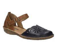 Sandale JOSEF SEIBEL "Rosalie 04, schwarz-kombi", Damen, Gr. 38, schwarz (schwarz, kombi), Obermaterial: 100% Rindsleder Leather cow., Schuhe Sandale (39992649-38) schwarz, kombi