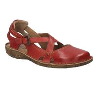 Josef Seibel Damen Sandaletten Rosalie 13, Frauen Sandalen,Weite G (Normal),Sommersandalen,bequem,flach,Sommerschuhe,Rubin,44 EU