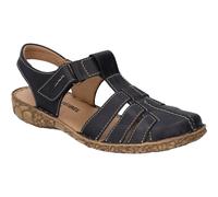 Josef Seibel Damen Riemchensandalen Rosalie 48,Weite G (Normal),strandschuhe,sandaletten,sommersandalen,bequem,flach,schwarz,41 EU