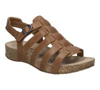 Josef Seibel Damen Riemchensandalen Tonga 81, Frauen Sandalen,Weite G (Normal),offene Schuhe,Strandschuhe,römersandalen,Camel,39 EU