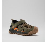 Sandale KAMIK "Drift", Mädchen, Gr. 37, grün (schwarz olive, olive foncé), Synthetik, Schuhe Sandale, Sandale mit Zehenschutz (12334117-37) schwarz olive, olive foncé