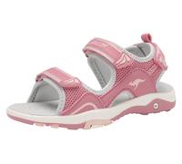Sandale KANGAROOS "K-Leni Nova", Mädchen, Gr. 39, rosa (dusty rose, frost pink), Synthetik, Textil, Schuhe Sandale (81519820-39) dusty rose, frost pink