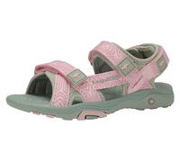 Sandale KANGAROOS "K-LOLA LUNA", Mädchen, Gr. 31, rosa (desert sage, seashell pink), Synthetik, Schuhe Sandale, für aktive Abenteuer, mit Gummilaufsohle, mit Klettverschluss (50250916-31) desert sage,