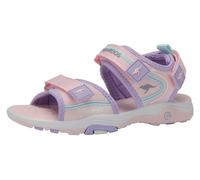 Sandale KANGAROOS "K-LOLA MAGDA", Mädchen, Gr. 32, rosa (frost pink, lavender), Mesh, Schuhe Sandale, für Kinder, sportlicher Stil, mit Gummilaufsohle (69337107-32) frost pink, lavender