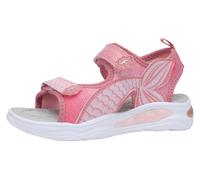 Sandale KANGAROOS "K-SLS ARIEL", Mädchen, Gr. 29, pink (frost pink, dusty rose), Mesh, Synthetik, Schuhe Sandale, mit Blinkfunktion, sportlicher Stil, mit Gummilaufsohle (47885859-29) frost pink, dust