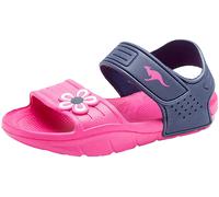 Sandale KANGAROOS "KangaSwim II", Mädchen, Gr. 27, blau (navy, pink), Synthetik, Schuhe Sandale (30607833-27) navy, pink