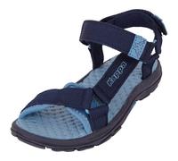 Sandale KAPPA, Kinder, Gr. 28, blau (navy, midblau), Textil, mehrfarbig, Schuhe Sandale, zwei Klettverschlüsse für optimale Weitenregulierung (81825362-28) navy, midblau