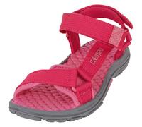 Sandale KAPPA, Kinder, Gr. 29, pink (pink, rosé), Textil, mehrfarbig, Schuhe Sandale, zwei Klettverschlüsse für optimale Weitenregulierung (69580222-29) pink, rosé