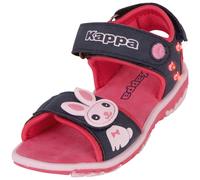 Sandale KAPPA, Mädchen, Gr. 29, blau (navy, pink), Synthetik, Schuhe Sandale, mit tollen Lichteffekten (89375942-29)