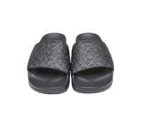 Sandale KARL KANI "Karl Kani Pool Slide PRM", Damen, Gr. 44, schwarz, Polyurethan, unifarben, Schuhe Sandale (13534304-44) schwarz