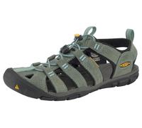 KEEN CLEARWATER CNX LEATHER, Damen Aqua Schuhe, Mehrfarbig (mineral blue/yellow 1014371), 37.5 EU (4.5 UK)