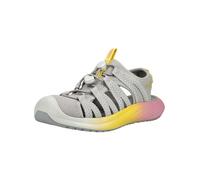 Sandale KEEN "Keen Sandalen Leder/Textil", Damen, Gr. 39,5, grau, gelb, Leder, Textil, Schuhe Sandale (78262461-39,5) grau, gelb