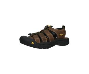 Sandale KEEN "Keen Wanderschuhe Leder/Textil", Herren, Gr. 42,5, braun, Leder, Textil, Schuhe Sandale (25878702-42,5) braun