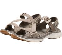Sandale KEEN "LEIKI OT SANDAL", Damen, Gr. 38, beige (brindle, birch), Synthetik, Schuhe Sandale, waschbar,stoßdämpfend und atmungsaktiv (55219439-38) brindle, birch
