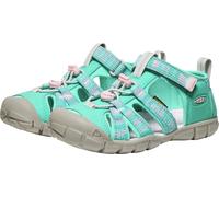 KEEN Unisex-Kinder Seacamp 2 CNX Geschlossene Zehensandalen, Bright Aqua/Giggle Pink, 2 Big Kid