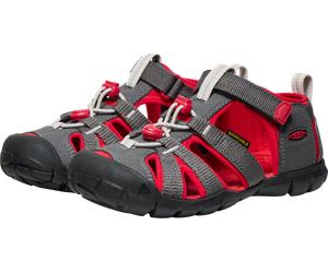 Sandale KEEN "SEACAMP II CNX", Mädchen, Gr. 35, rot (magnet, rot c), Synthetik, Schuhe Sandale (11689918-35) magnet, rot c