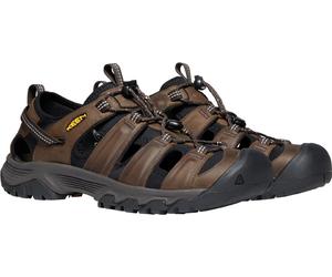 Sandale KEEN "TARGHEE III S", Herren, Gr. 42,5, braun, Leder, Schuhe Sandale (91257908-42,5) braun