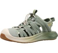 Sandale KEEN "WHISPER LITE", Damen, Gr. 39, lily pad, cream gold, Textil, Schuhe Sandale, schnell trockneend, stoßdämpfend, sehr leicht (61075955-39) lily pad, cream gold