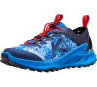 Sandale KEEN "ZIONIC ADV SANDAL", Jungen, Gr. 39, precious blau, racing rot, Textil, Schuhe Sandale, sehr leichte Outdoorsandale (93983456-39) precious blau, racing rot