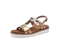Riemchensandale ARA "Ara Sandalen Glattleder", Damen, Gr. 42, whisky, Glattleder, Schuhe Riemchensandale (63452359-42) whisky