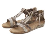 LASCANA Sandale Damen taupe Gr.43