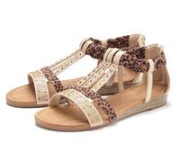 Sandale LASCANA Gr. 43, beige (beige, braun) Damen Schuhe Bestseller (44711742-43) beige, braun