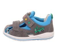 Sandale Leder \ BOOMERANG GRAU/TÜRKIS - Gr. - 26