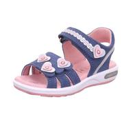Superfit - Leder-Sandalen EMILY in blau/rosa Gr.26