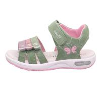Sandale Leder \ EMILY HELLGRÜN/ROSA - Gr. - 28