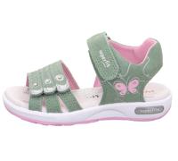 Sandale Leder \ EMILY HELLGRÜN/ROSA - Gr. - 34