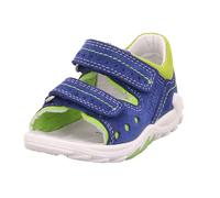 Sandale Leder \ FLOW BLAU/GRÜN - Gr. - 22